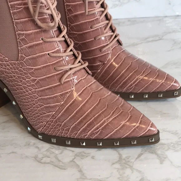 Charles By Charles David Debate studded chunky block heel Booties size 8 - Picture 4 of 11